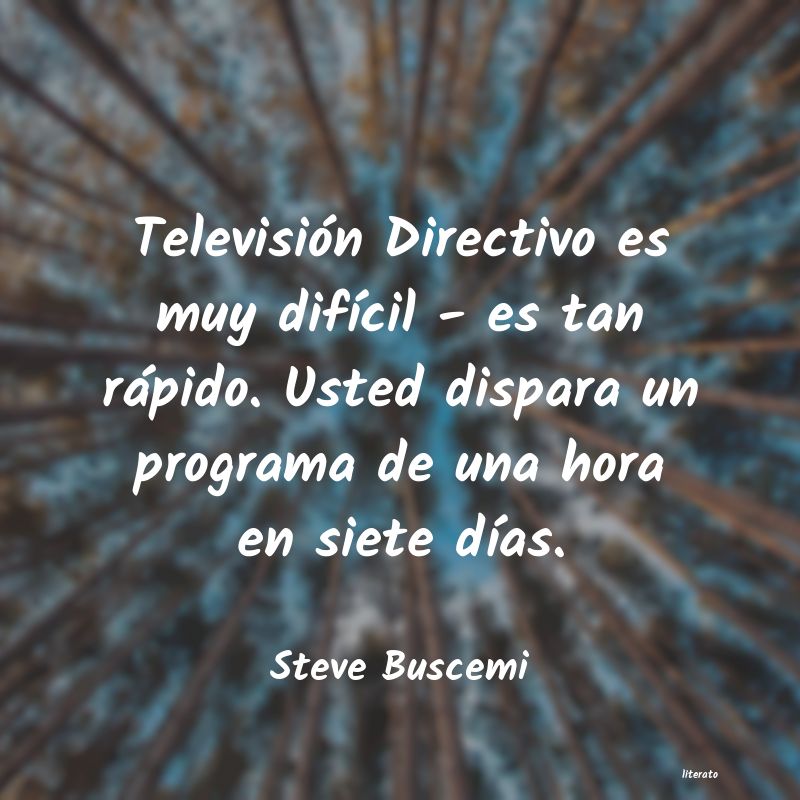 frases de Steve Buscemi