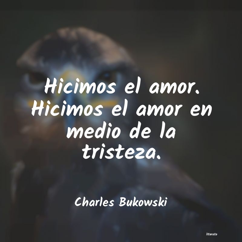 frases de Charles Bukowski