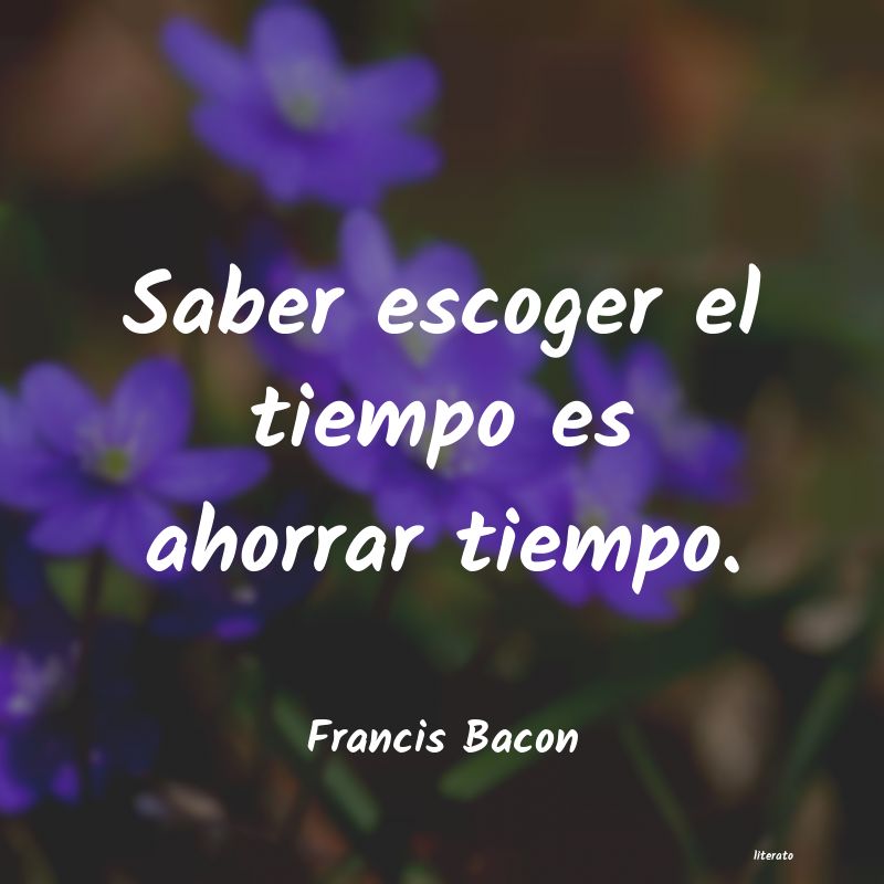 frases de Francis Bacon