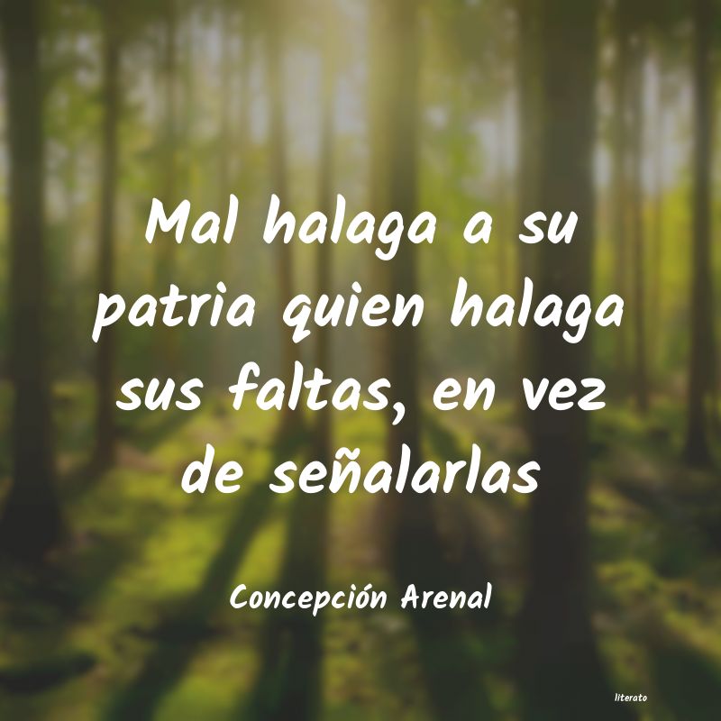 frases de Concepción Arenal