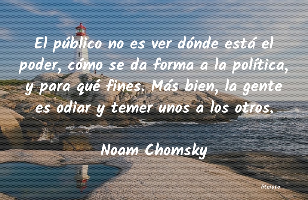 Frases de Noam Chomsky