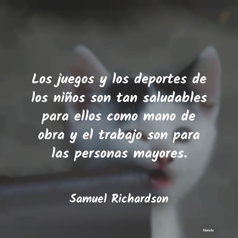 Frases de Samuel Richardson