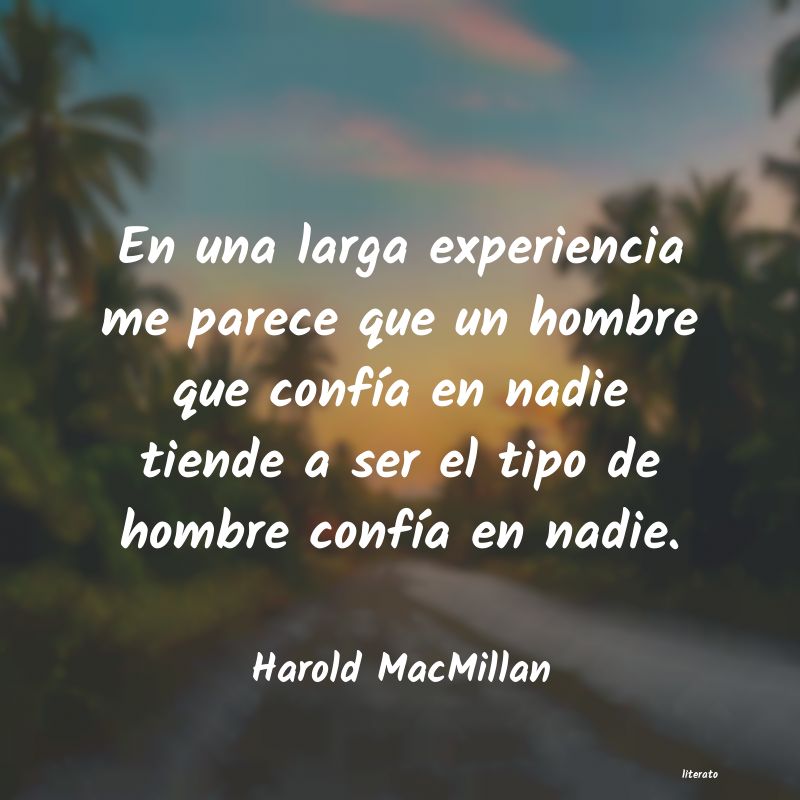 frases de Harold MacMillan