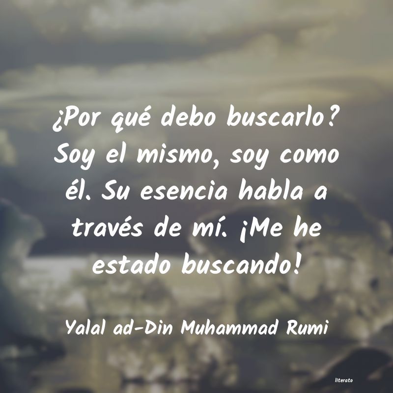 Frases de Yalal ad-Din Muhammad Rumi