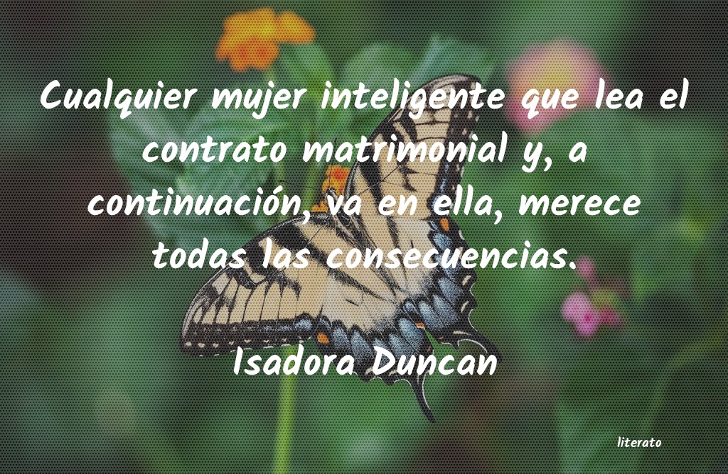 frases de Isadora Duncan