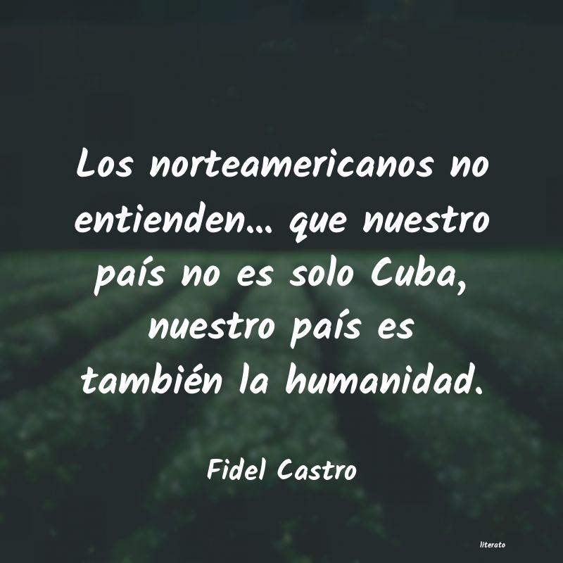 frases de Fidel Castro