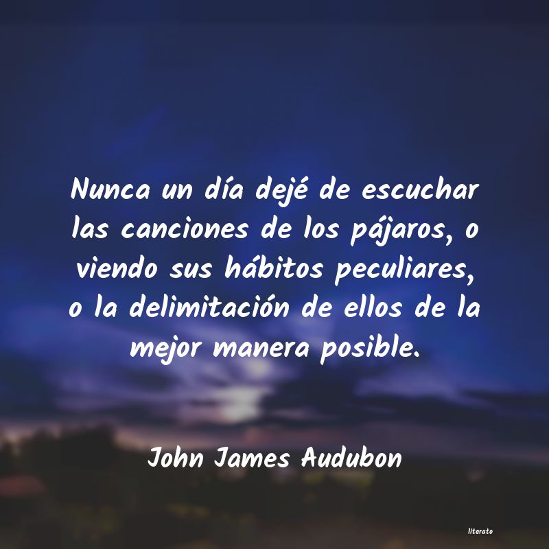 frases de John James Audubon