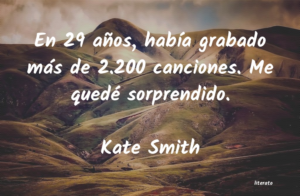 Frases de Kate Smith