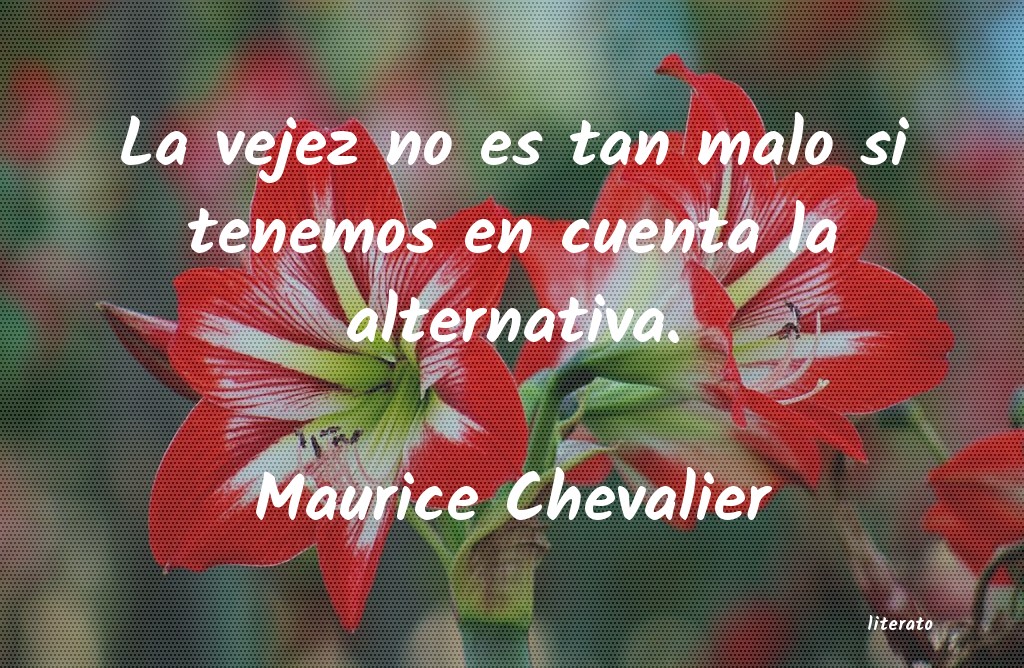 Frases de Maurice Chevalier