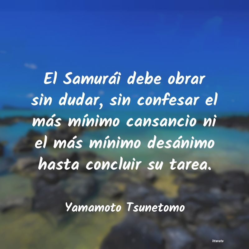 Frases de Yamamoto Tsunetomo