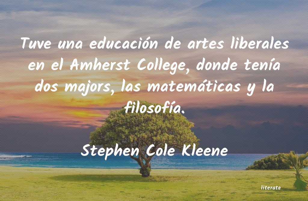 frases de Stephen Cole Kleene