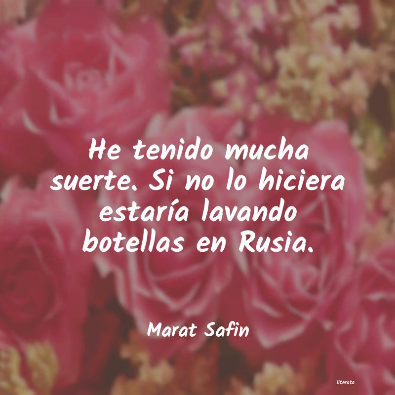 Frases de Marat Safin