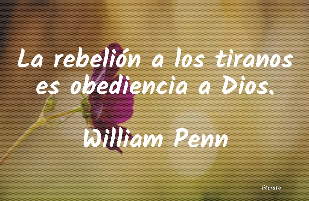 Frases de William Penn