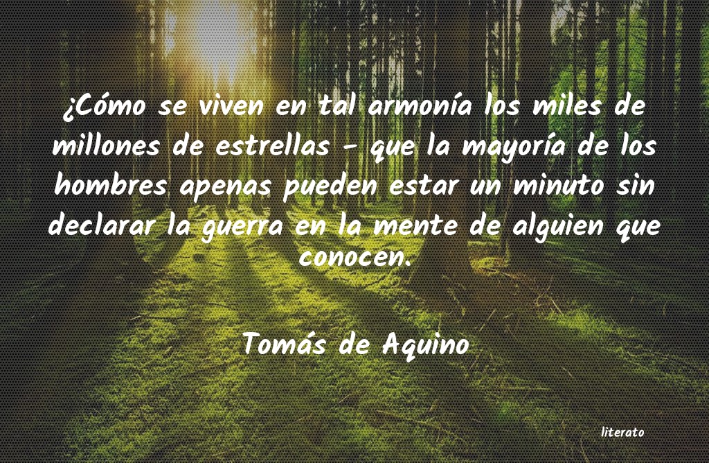 Frases de Tomás de Aquino