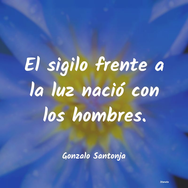 Frases de Gonzalo Santonja