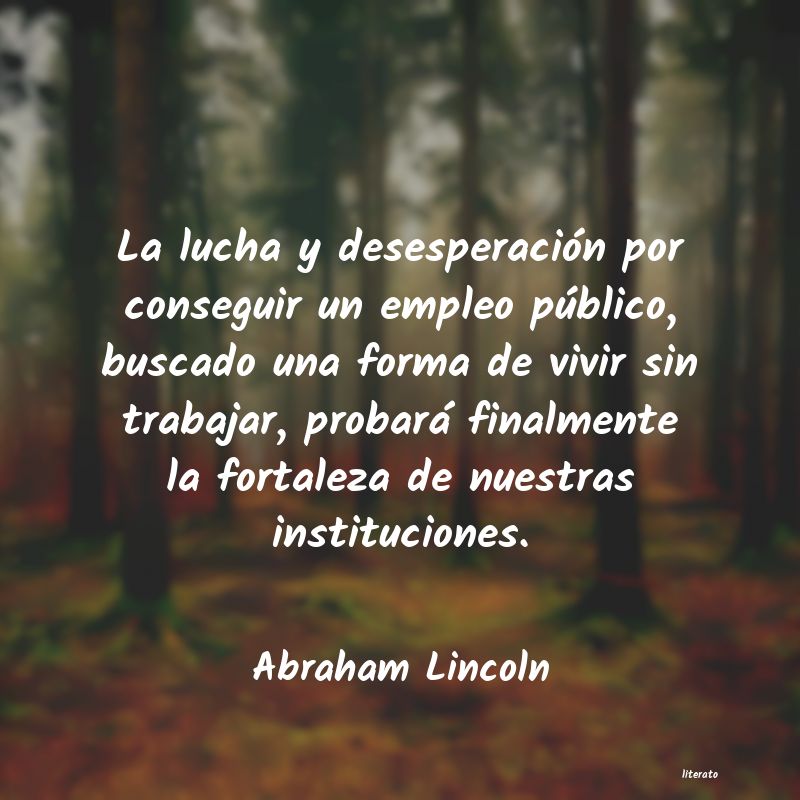 Frases de Abraham Lincoln