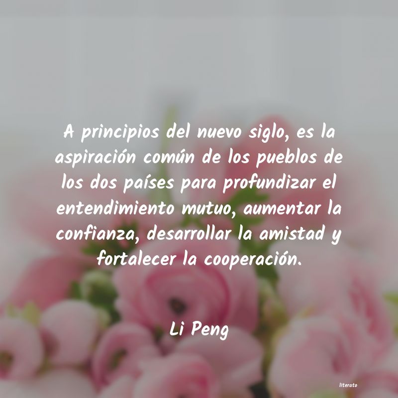 Frases de Li Peng