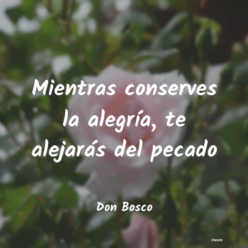 Frases de Don Bosco