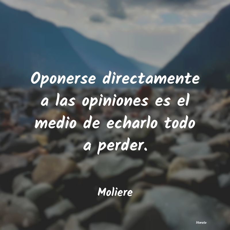 Frases de Moliere