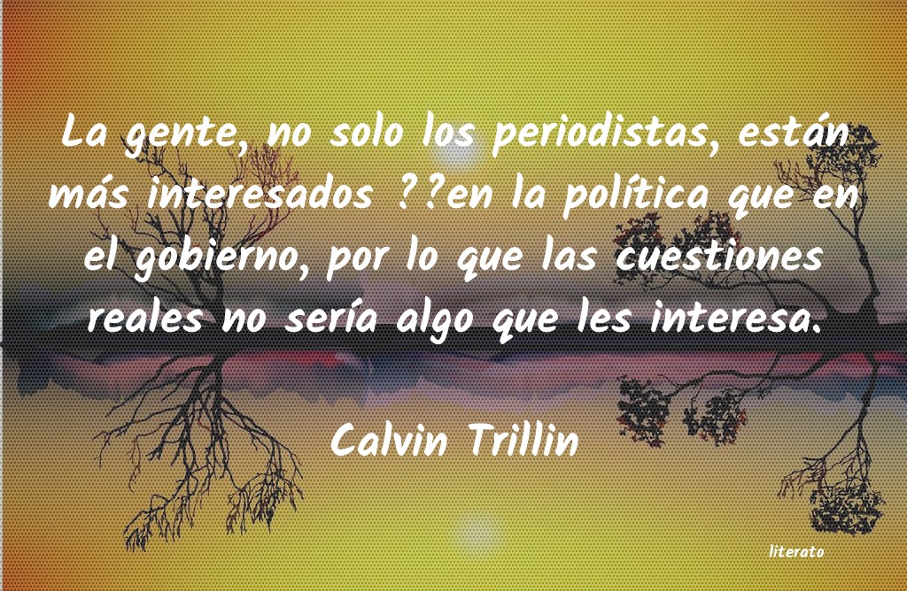 Frases de Calvin Trillin