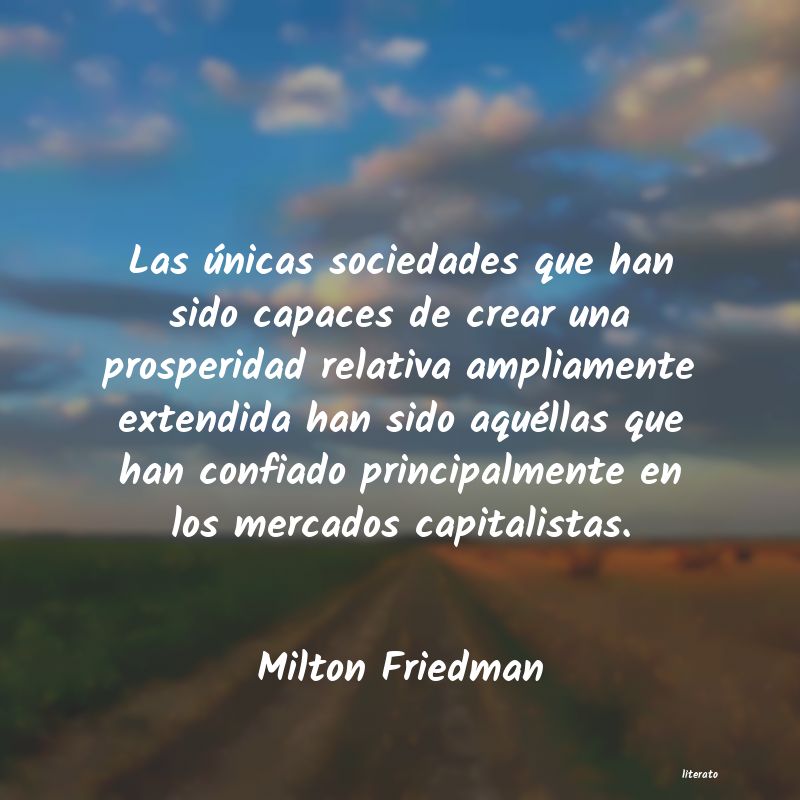 frases de Milton Friedman
