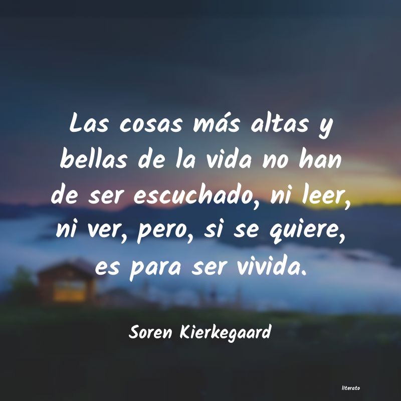 Frases de Soren Kierkegaard