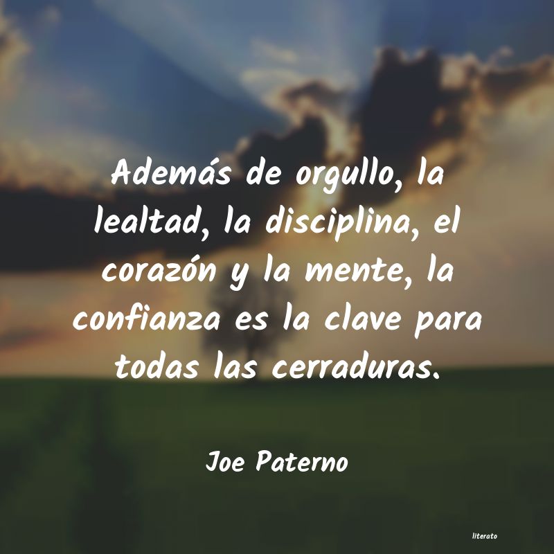 frases de Joe Paterno