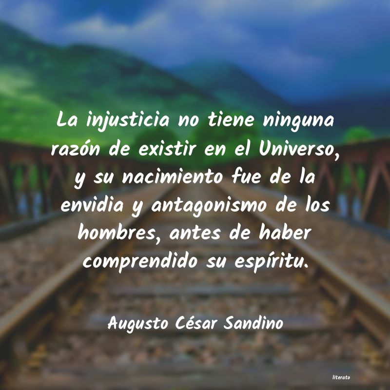 frases de Augusto César Sandino