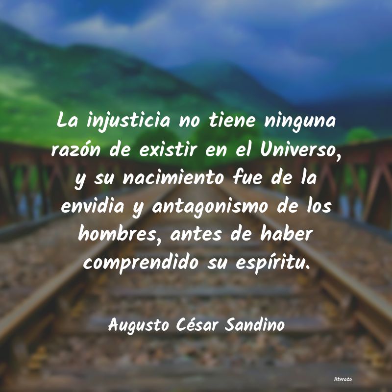 Frases de Augusto César Sandino