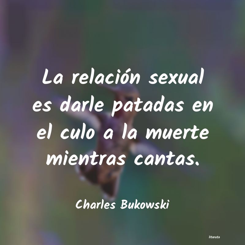 frases de Charles Bukowski