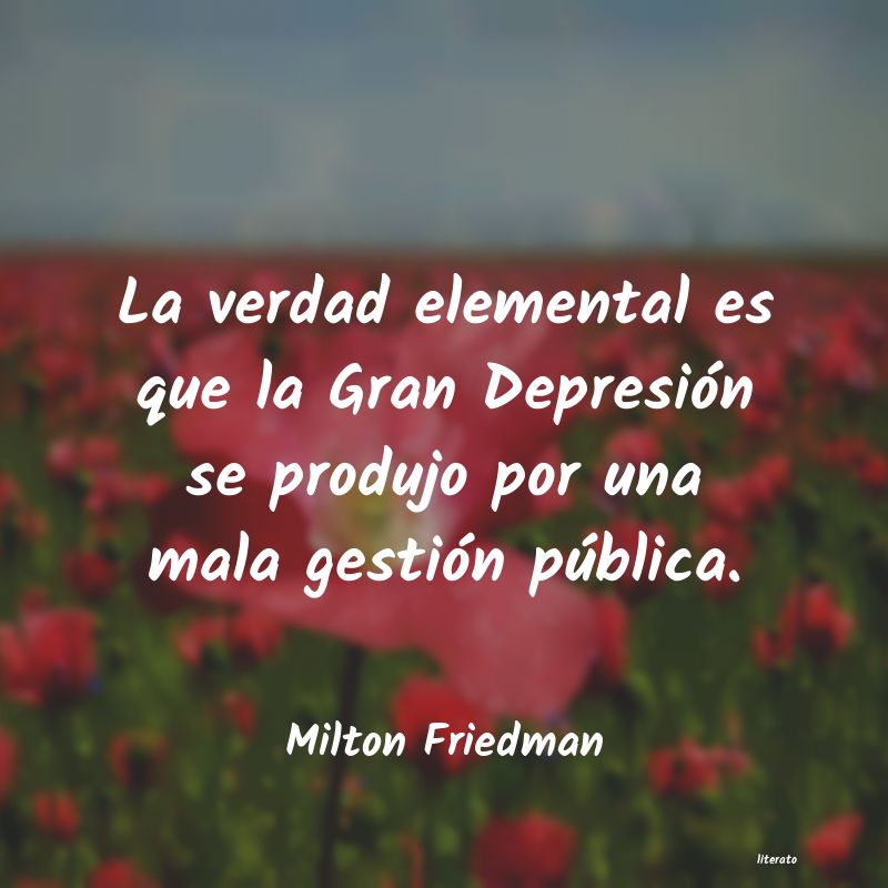 frases de Milton Friedman