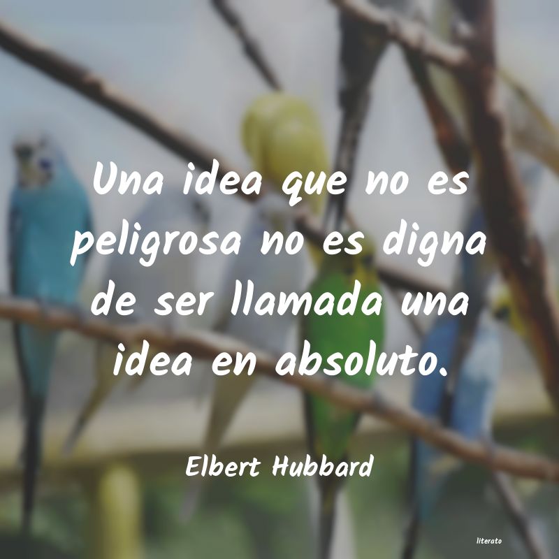 Frases de Elbert Hubbard