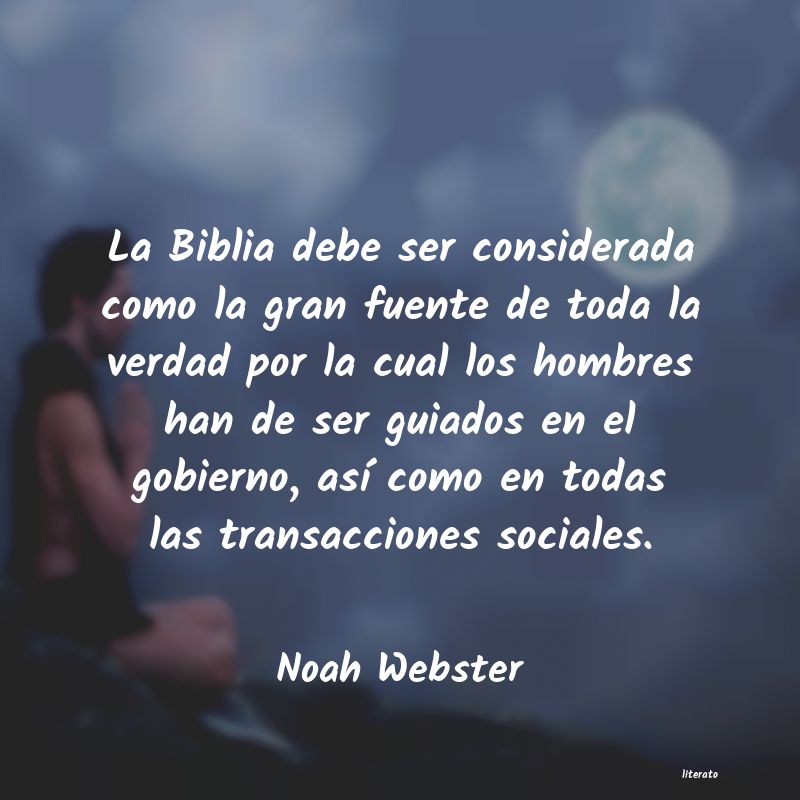 frases de Noah Webster