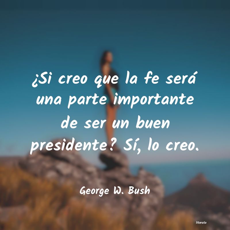 frases de George W. Bush