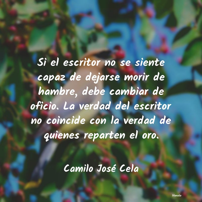 Frases de Camilo José Cela