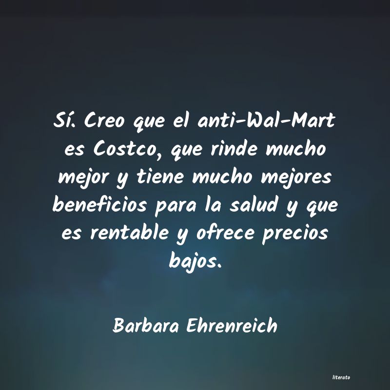 frases de Barbara Ehrenreich