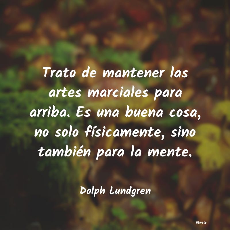 Frases de Dolph Lundgren