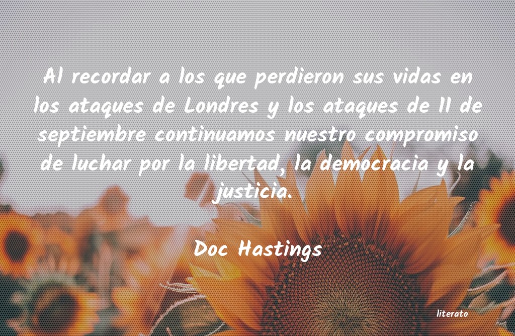 frases de Doc Hastings