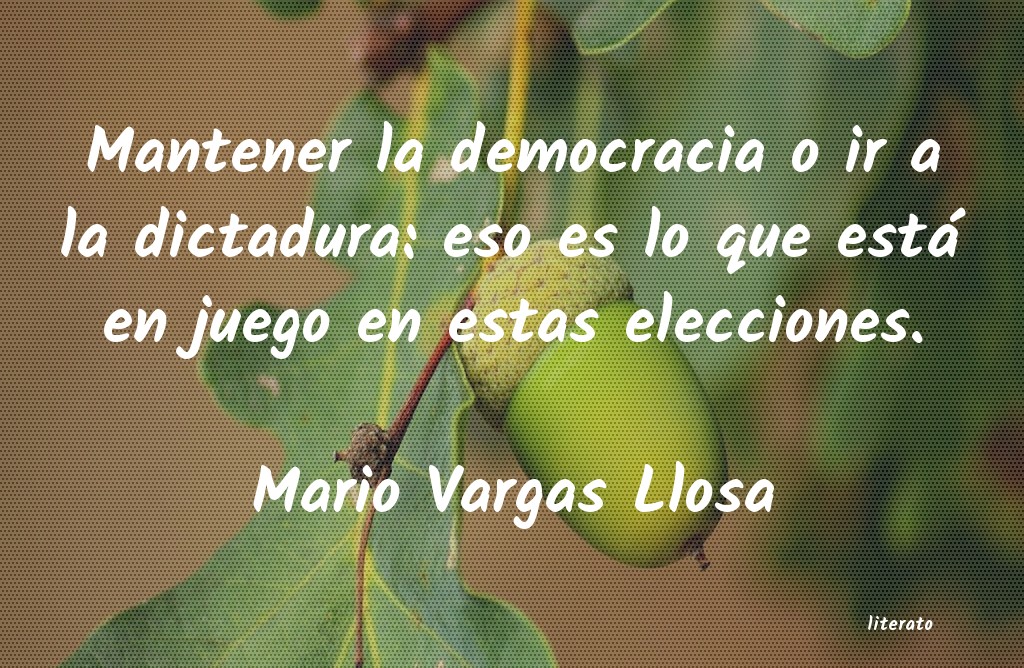 Frases de Mario Vargas Llosa