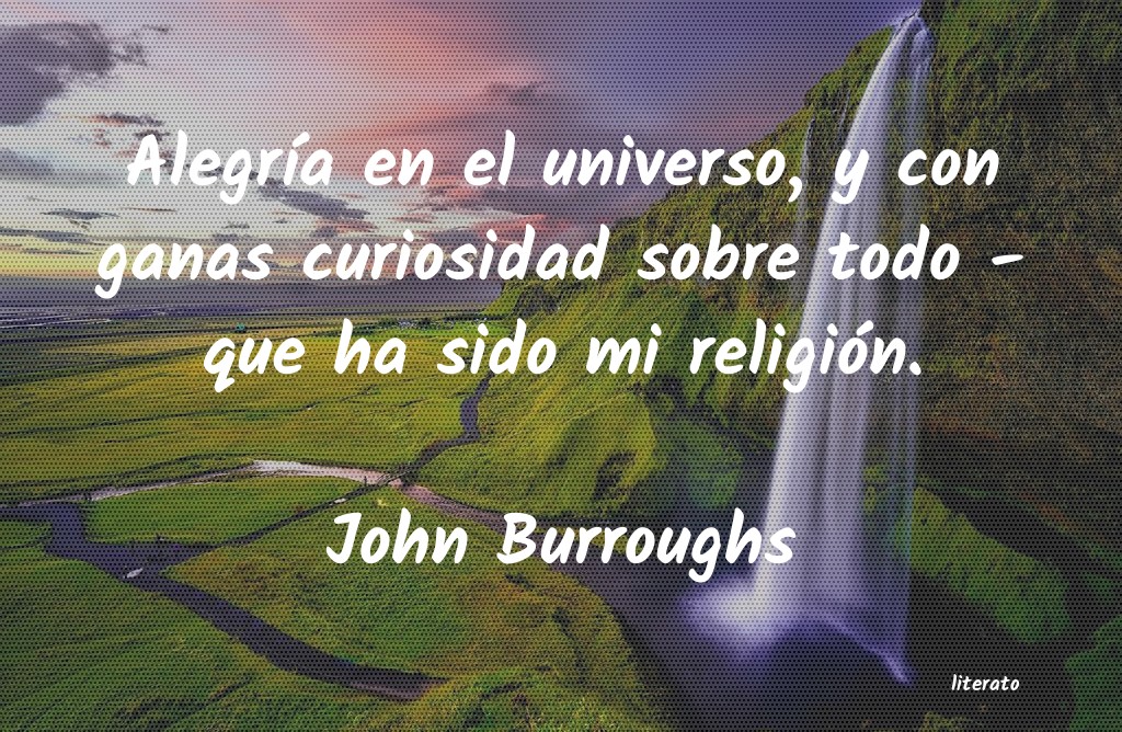 frases de John Burroughs