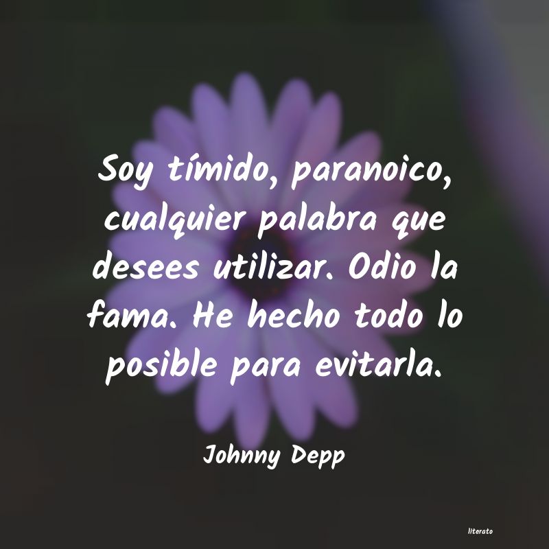 frases de Johnny Depp
