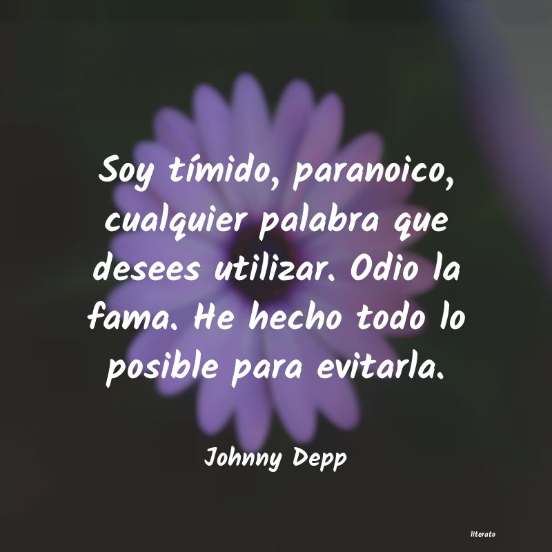 Frases de Johnny Depp