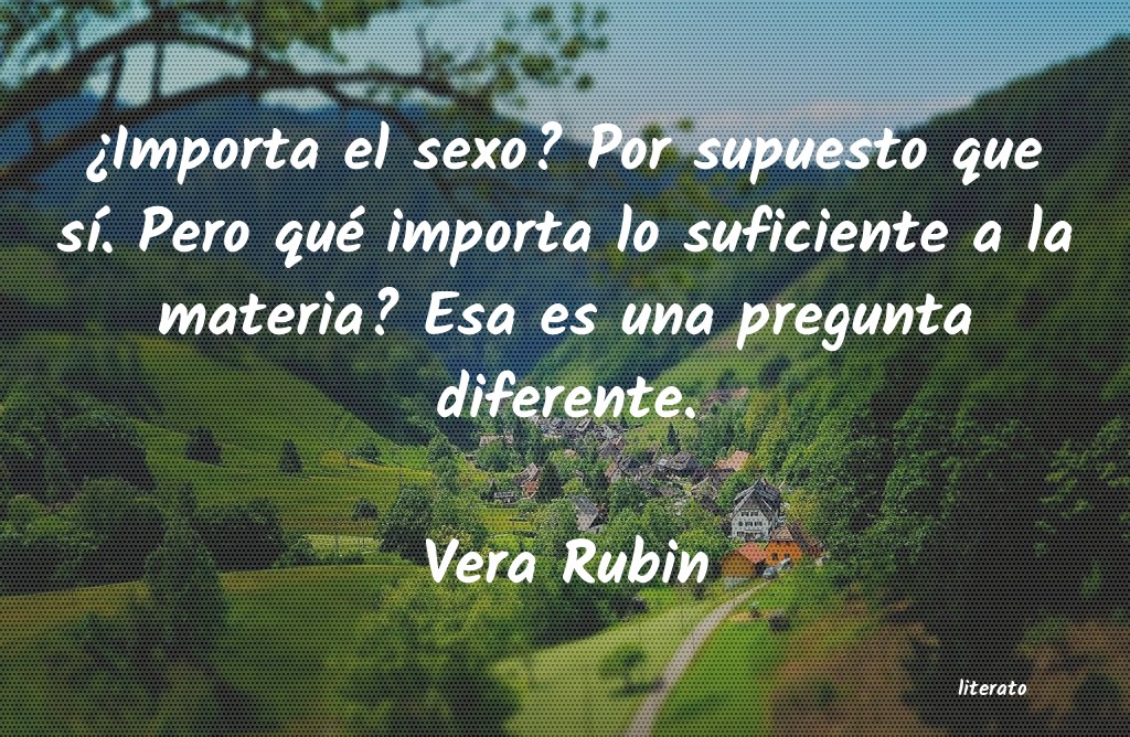 frases de Vera Rubin