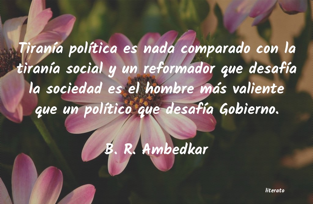 Frases de B. R. Ambedkar