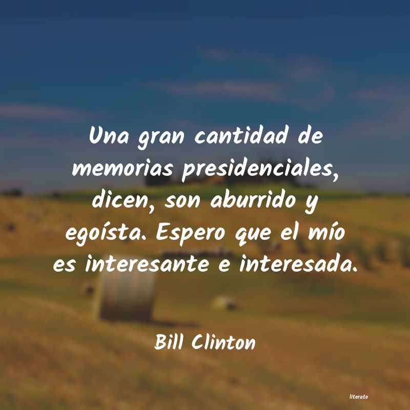 frases de Bill Clinton