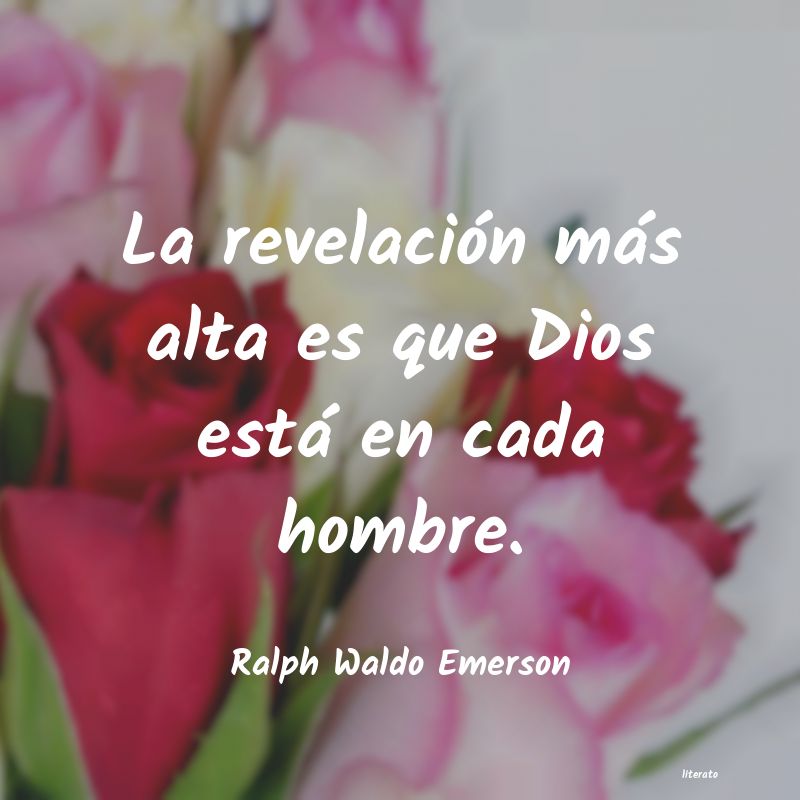 Frases de Ralph Waldo Emerson