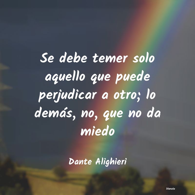 Frases de Dante Alighieri