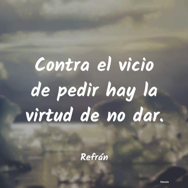 Frases de Refrán