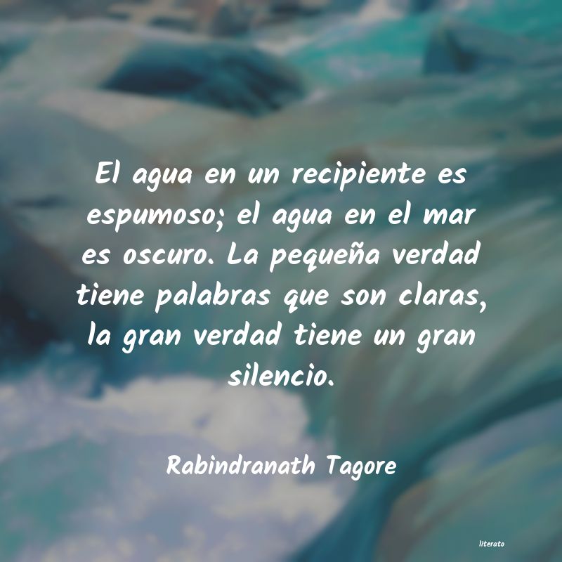 Frases de Rabindranath Tagore