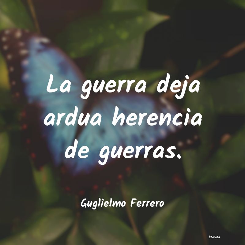 frases de Guglielmo Ferrero